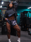 Gymshark Frazetta Graphic Short — Black — 6