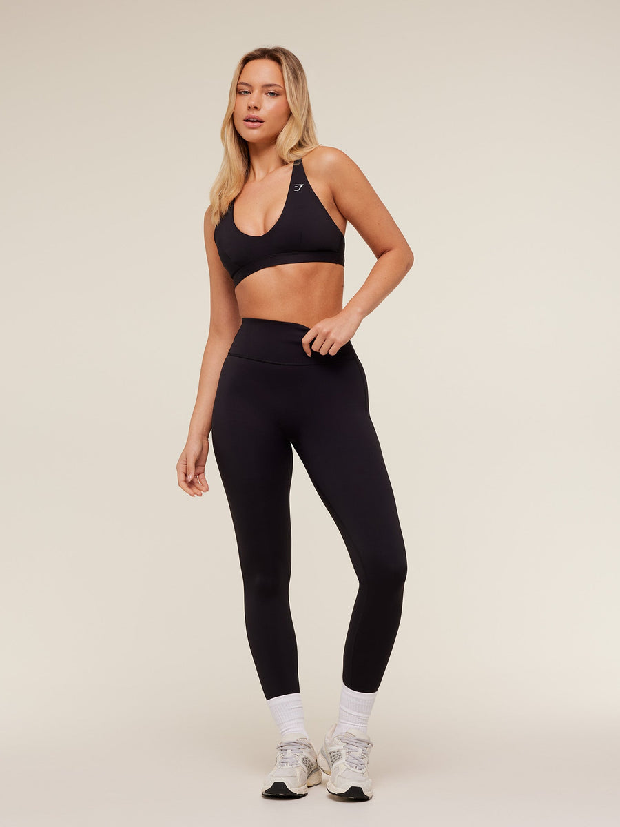 Gymshark Flow Leggings — Black — 4