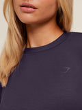 Gymshark Flow Long Sleeve Top — Midnight Purple — 5
