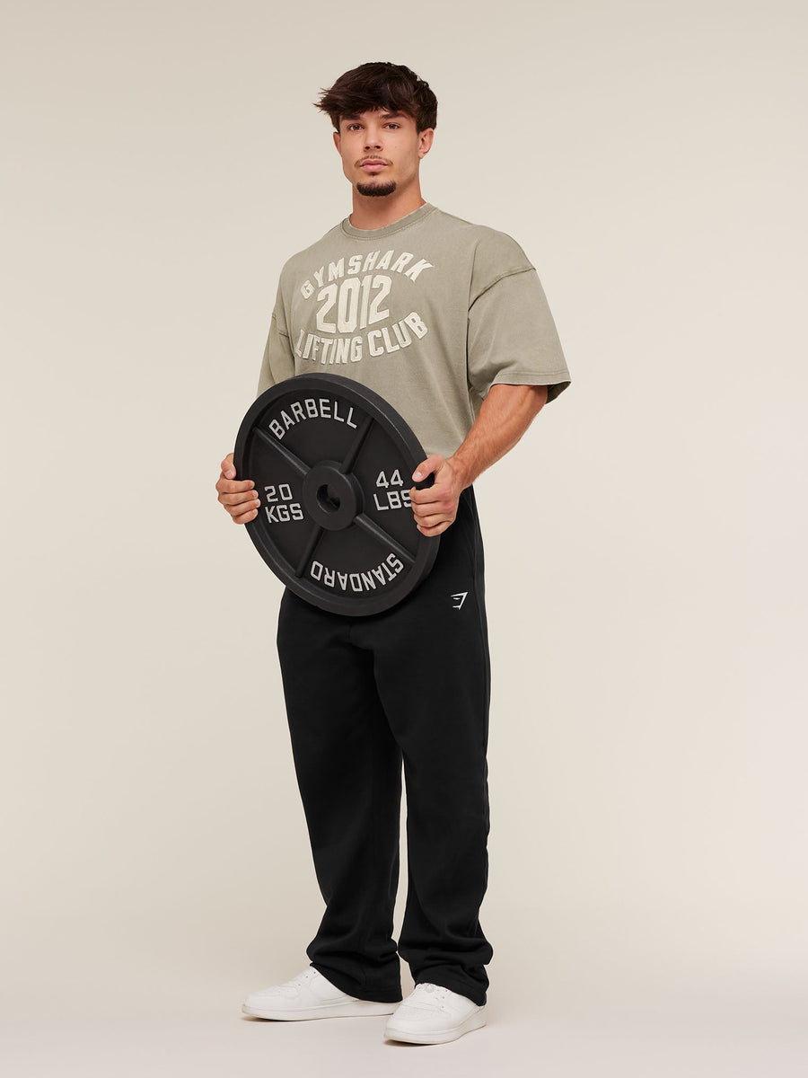 Gymshark 2012 Lifting Club T-Shirt — Linen Brown — 5