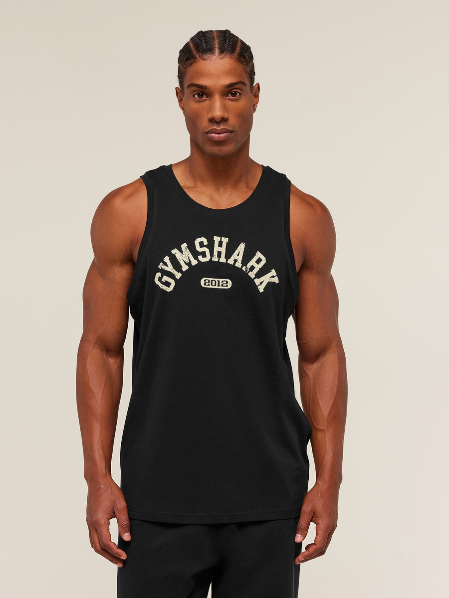 Gymshark 2012 Strength Tank — Black — 4
