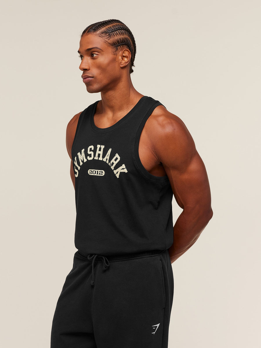 Gymshark 2012 Strength Tank — Black — 3