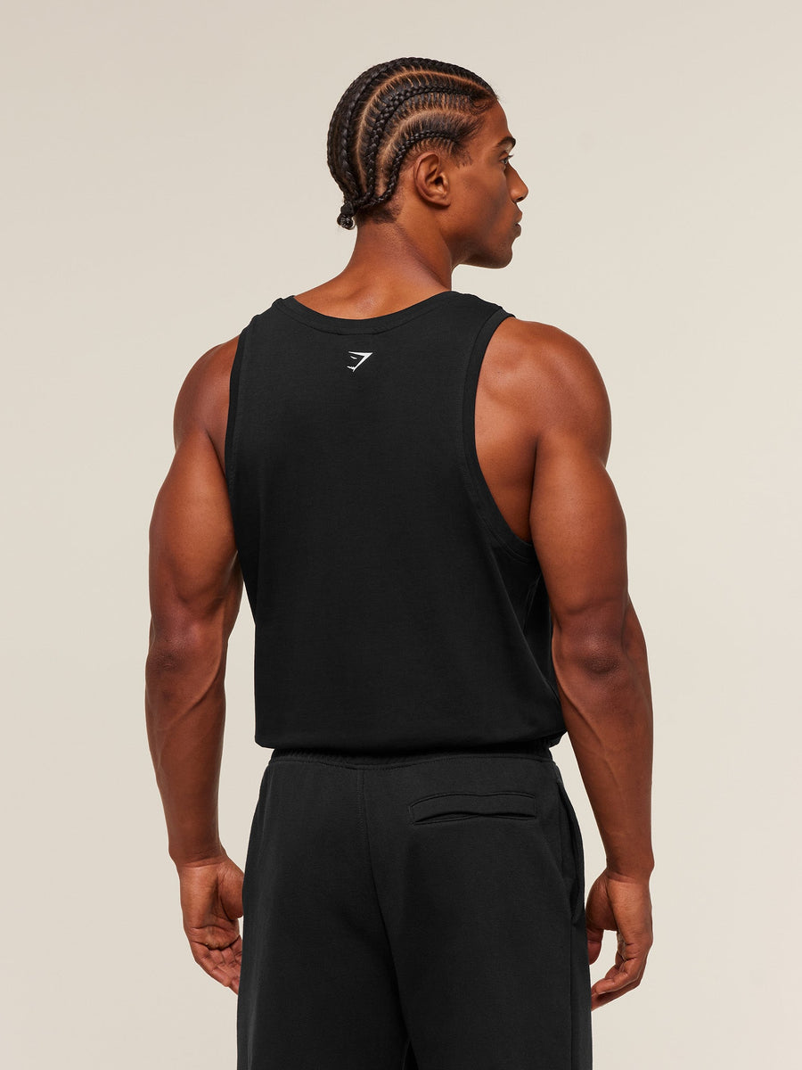 Gymshark 2012 Strength Tank — Black — 2
