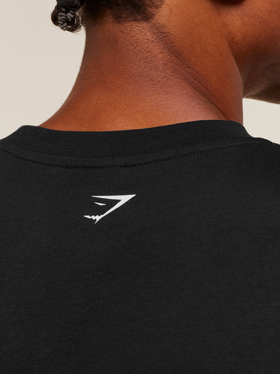 Gymshark 2012 Strength T-Shirt — Black — 5