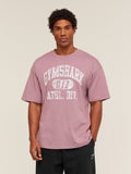 Gymshark Athletic Division Graphic T-Shirt — Calm Pink — 7