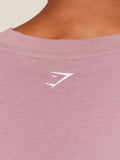 Gymshark Athletic Division Graphic T-Shirt — Calm Pink — 6