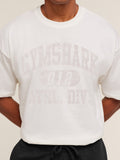 Gymshark Athletic Division Graphic T-Shirt — GS Soft White — 5