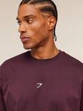 Gymshark Atlas T-Shirt — Impact Burgundy — 5