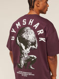 Gymshark Atlas T-Shirt — Impact Burgundy — 6