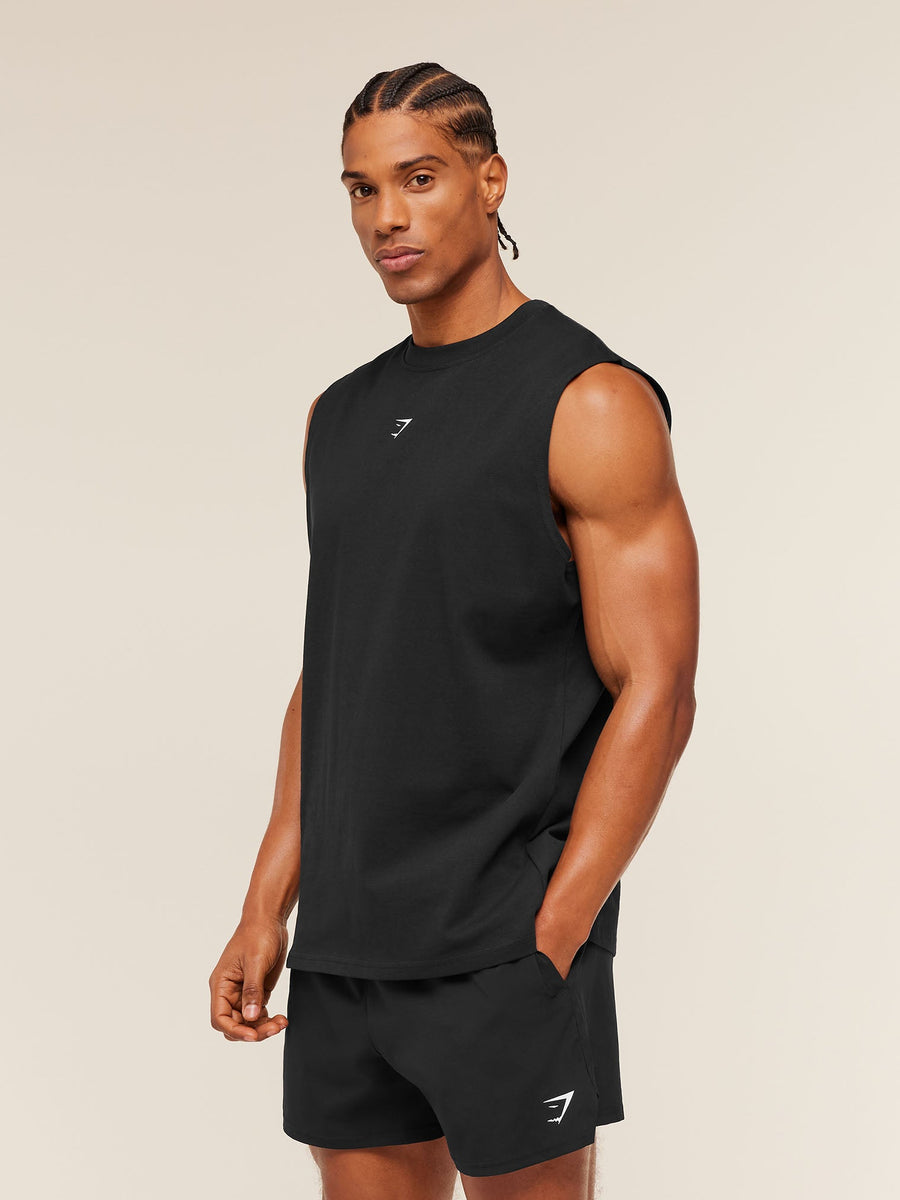 Gymshark Atlas Graphic Tank — Black — 3