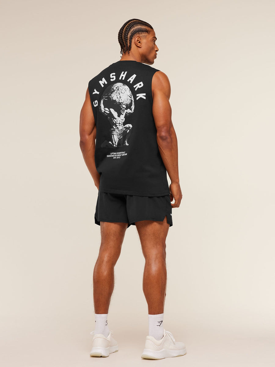 Gymshark Atlas Graphic Tank — Black — 4