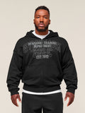 Gymshark Authentic Apparel Zip Up Hoodie — Black — 1