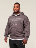 Gymshark Authentic Apparel Zip Up Hoodie — Brushed Purple — 3