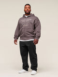 Gymshark Authentic Apparel Zip Up Hoodie — Brushed Purple — 4