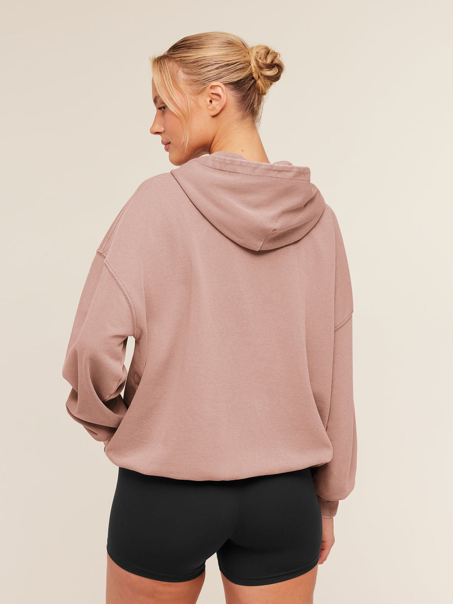Gymshark Chainstitch Graphic Hoodie — Chestnut Pink/Wash — 2