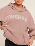 Gymshark Chainstitch Graphic Hoodie — Chestnut Pink/Wash — 5