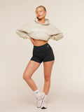 Gymshark Chainstitch Graphic Hoodie — Pebble Grey/Wash — 4