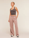 Gymshark Chainstitch Graphic Wide Leg Joggers — Chestnut Pink/Wash — 4