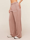Gymshark Chainstitch Graphic Wide Leg Joggers — Chestnut Pink/Wash — 3
