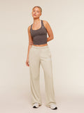 Gymshark Chainstitch Graphic Wide Leg Joggers — Pebble Grey/Wash — 4