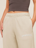 Gymshark Chainstitch Graphic Wide Leg Joggers — Pebble Grey/Wash — 5