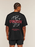 Gymshark Chrome Graphic T-Shirt — Black — 7