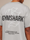Gymshark Chrome Graphic T-Shirt — Stratus Grey — 5