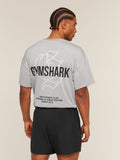Gymshark Chrome Graphic T-Shirt — Stratus Grey — 1