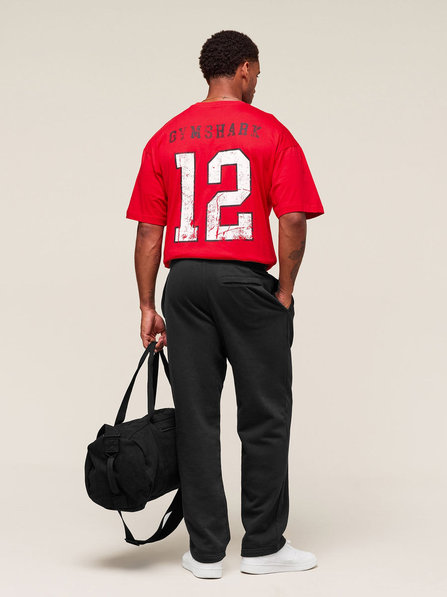 Gymshark Campus T-Shirt — Athletic Red — 6