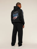 Gymshark Eagle Band Style Graphic Hoodie — GS Black — 6