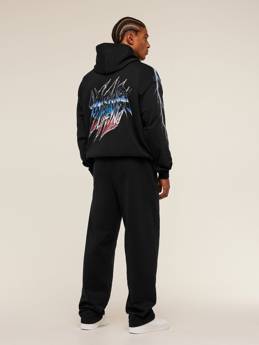 Gymshark Eagle Band Style Graphic Hoodie — GS Black — 6