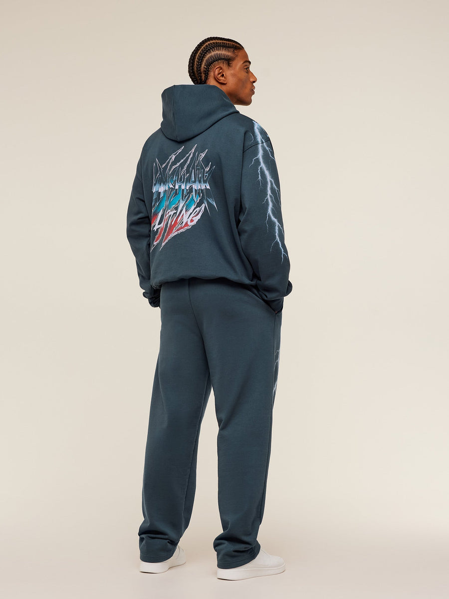 Gymshark Eagle Band Style Graphic Hoodie — GS Stealth Blue — 6