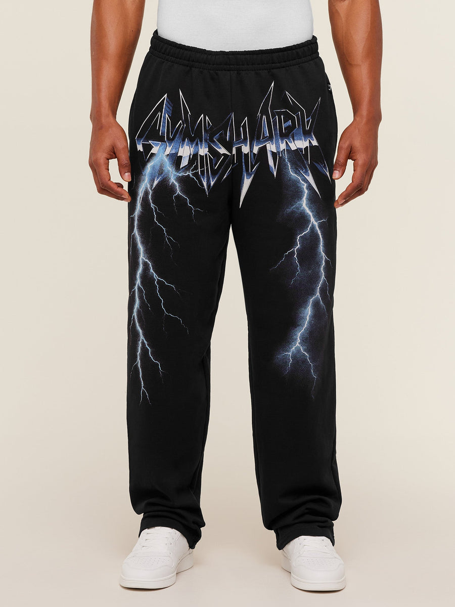 Gymshark Eagle Band Style Graphic Straight Leg Pants — GS Black — 3