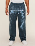 Gymshark Eagle Band Style Graphic Straight Leg Pants — GS Stealth Blue — 3
