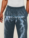 Gymshark Eagle Band Style Graphic Straight Leg Pants — GS Stealth Blue — 4