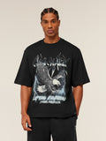 Gymshark Eagle Band Style Graphic T-Shirt — GS Black — 1