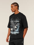 Gymshark Eagle Band Style Graphic T-Shirt — GS Black — 3