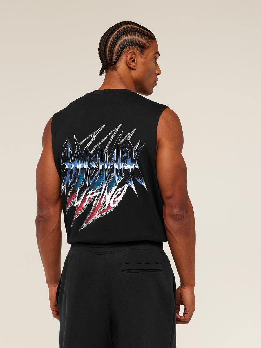 Gymshark Eagle Band Style Graphic Tank — GS Black — 1