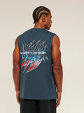 Gymshark Eagle Band Style Graphic Tank — GS Stealth Blue — 4