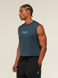 Gymshark Eagle Band Style Graphic Tank — GS Stealth Blue — 3