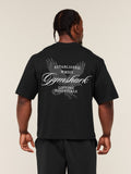 Gymshark Eagle Script Graphic T-Shirt — GS Black — 1