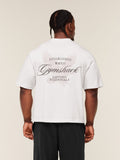 Gymshark Eagle Script Graphic T-Shirt — GS Soft White — 1