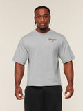 Gymshark Eagle Script Graphic T-Shirt — Light Grey Core Marl — 2