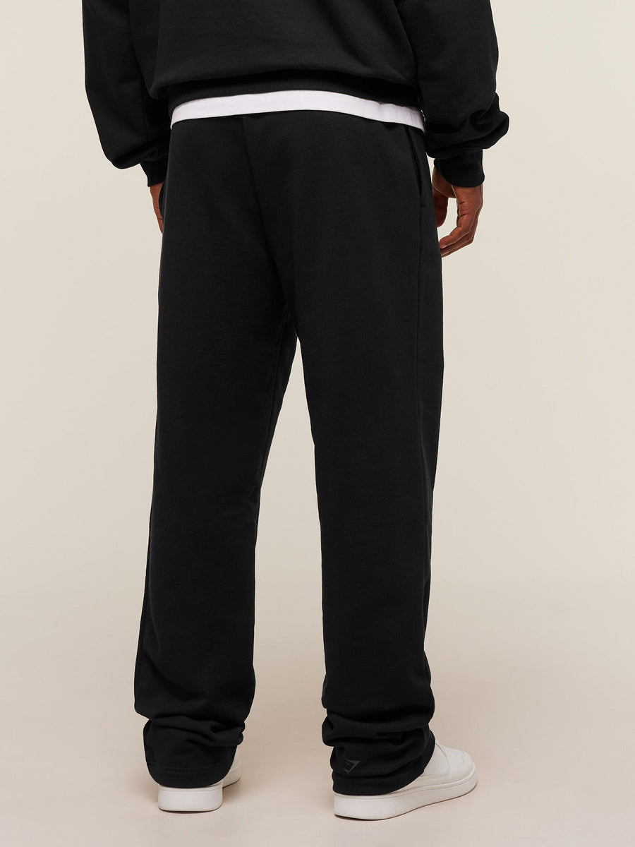 Gymshark Embossed Straight Leg Joggers — Black — 3