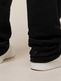 Gymshark Embossed Straight Leg Joggers — Black — 5