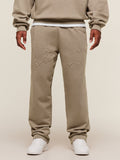 Gymshark Embossed Straight Leg Joggers — Lifestyle Brown — 1