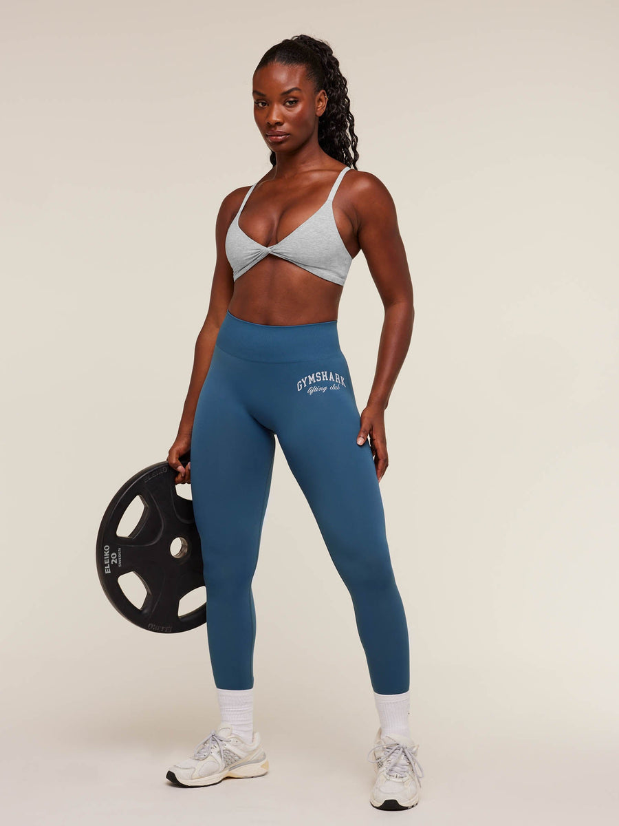 Gymshark Everyday Seamless Lifting Club Leggings — Compound Blue — 4