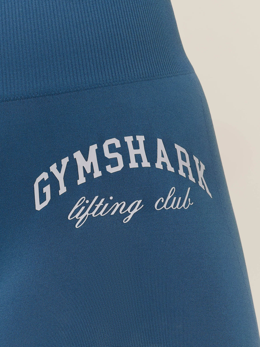 Gymshark Everyday Seamless Lifting Club Leggings — Compound Blue — 6