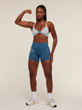 Gymshark Everyday Seamless Lifting Club Shorts — Compound Blue — 6