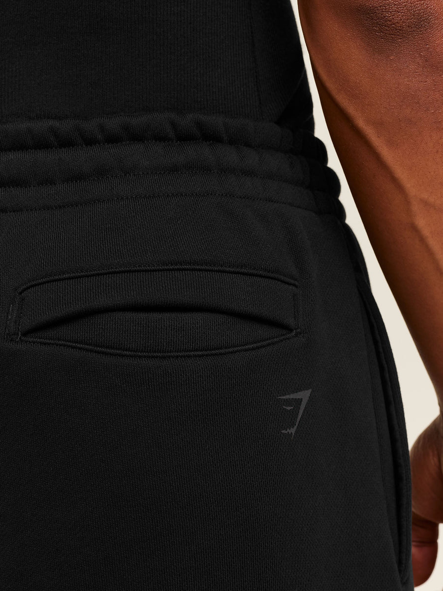 Gymshark Fade Graphic Straight Leg Pant — Black — 6